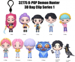 Monogram International Monogram: K-Pop Demon Hunters -3D Foam Bag Clip Figure (Blind Bag/Random) (Series1) (32775)
