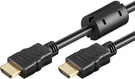 MicroConnect HDMI High Speed cable, 5m, With Ferrite Core, 4K*2K@30Hz