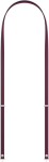 Apple - Shoulder strap for mobile phone - bourgogne