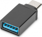 Digitus | USB Type-C adapter, type C to A M/F, 3A, 5GB, 3.0 Version | AK-300506-000-S | Plug USB C | Jack USB A