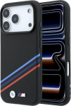BMW M Quadrille Case Kevlar Print, Tricolor Lines & Metal Logo, MagSafe for iPhone 18 Pro Max / 17