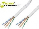 MicroConnect U/UTP CAT6 305m Grey, PVC, Stranded AWG 24/7, CCA