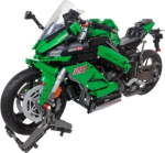 Jie Star Kawasaki Ninja 1000SX Sports Motorcycle Building Blocks Set 2304pcs