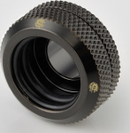 Bitspower Multi-Link Adapter Anschluss gerade G1/4 Zoll AG auf 16mm AD Hardtube - schwarz matt