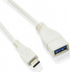 MicroConnect USB-C 3.2 Gen 1 to USB 3.2, Gen 1 A adapter, 0.2m White