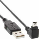 Cable USB InLine USB-A - miniUSB 3 m Czarny (34230)