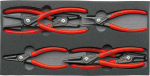 KNIPEX Circlip Pliers Set SRZ in foam tray