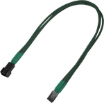 Nanoxia Kabel 3-Pin Molex extension, 30 cm, gr&uuml;n