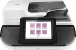 29 HP Digital Sender Flow 8500fn2 - Document scanner - platform: CCD/ADF: CIS - Duplex - 216 x 864 mm - 600 dpi x 600 dpi - upp till 92 sidor/minute (mono) / upp till 92 sidor/minute (color) - ADM (150 ark) - upp till 10000 scans per dag - USB 2.0, G ...