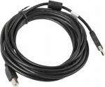 Cable USB Lanberg USB-A - USB-B 5 m Czarny (CA-USBA-11CC-0050-BK)
