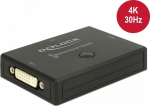 Delock DVI 2 - 1 Switch bidirectional 4K 30 Hz
