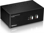 TRENDnet KVM Switch 2-Port DVI USB with Audio USB 2.0 Hub