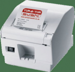 Star Micronics Star TSP743UII-24, USB, 8 dots/mm (203 dpi), cutter, dark grey - receipt printer, direct thermal, resolution: 8 dots/mm (203 dpi), variable paper width (58/82.5/80mm), print width (max.): 80 mm, 250 mm/s, USB, incl.: cutter, ESC/POS, S ...