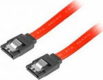 Lanberg SATA - SATA, 0.3m, Red (CA-SASA-14CC-0030-R)