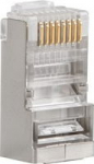 Lanberg wtyk sieciowy RJ45 8P8C (100 sztuk) through cat.6 FTP - wtyk sieciowy RJ45 8P8C (100 sztuk) | do links and wire | kat.6 | FTP | through