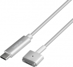 Logilink USB-C Ladekabel zu Apple Mag Safe 2charg. 1.8m,silb