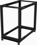StarTech.com 18U 19-tums Open Frame Server rack - 4 after adjustable depth 23-41-tums mobil - free of charge, Freestanding Rack for Rolling Networks/computer equipment - Dell PowerEdge HP ProLiant ThinkServer (4POSTRACK18U) - Rack open ram - 4 poles  ...