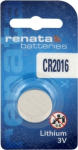 Renata CR2016-1BB Blister Pack 1pcs