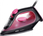 Braun TexStyle 1 Dry & Steam iron Ceramic soleplate 2000 W Black, Purple