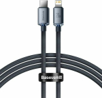 Cable USB Baseus USB-C - Lightning 1.2 m Czarny (FD-2141-6932172602741)