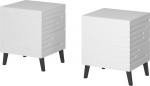 Cama MEBLE Cama Bedside table NOVA 44x40x52 white matt