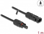 DELOCK DL4Solar Kabel 4mm Plug to socket 1m schwarz