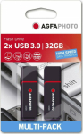 AgfaPhoto USB 3.0 32GB black MP2