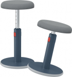 Leitz Ergo Cozy gray stool - a stool for working in a sitting and semi-standing position