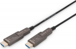 DIGITUS HDMI AOC Hybrid Glasfaserkabel 4K abnehmbar 30m schw