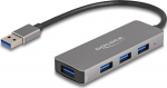 DELOCK 4 Port USB 3.2 Gen 1 Hub with USB Typ-A Anschluss