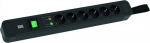Bachmann PRIMO 2 - Steckdosenleiste - with carrying strap - Wechselstrom 250 V - 1-phasig - Eingabe, Eingang power CEE 7/7 - output terminals: 6 (6 x power-CEE 7/3)