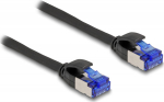 DELOCK RJ45 Netzwerkkabel Cat.6A S/FTP Slim 1m schwarz
