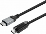 Vivolink USB-C Screw to USB-C Cable 2m, Supports Enterprise-tested