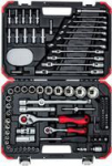 GEDORE red Socket Set 1/4" + 1/2" 92-pieces