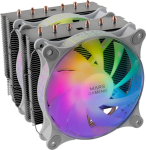 Mars Gaming MCPU-XT CPU Cooler Dual Tower Cooling 300W 2x120mm ARGB