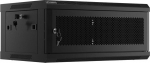 Lanberg Hanging cabinet 19 cali 4U 600x450 perforated doors (flat pack) czarna