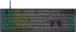 Corsair Gaming K55 Core RGB Gaming Tastatur, Full-size (100%), Rubber Dome &ndash; schwarz, ISO (DE)