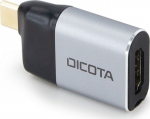 Dicota USB-C to HDMI Mini Adapter with PD (4k/100W) silver