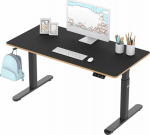 Ultradesk Children's desk, electrically adjustable, 120X60 cm, 55-81 cm, PULSAR, czarny, ULTRADESK