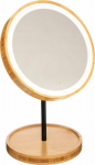 Cosmetic Mirror 5five Cosmetic Mirror LED, Round, bamboo