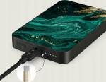 Burga Magnetic 5000 mAh emerald pool gunmetal