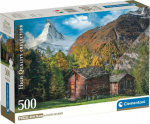 Clementoni Puzzle Compact Charming Matterhorn 500 element&oacute;w (35597)