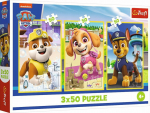 Trefl PUZZLE 3x50 Our dogs /Psi Patrol 34878