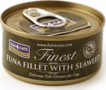 FISH4DOGS FISH4CATS Tuna fillet with seaweed - wet cat food - 70g