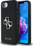 Guess PU Grained 4G Metal Logo Case for Apple iPhone 16e