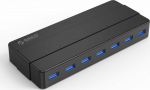 HUB USB Orico HUB 7-portowy USB-A 3.0 - czarny