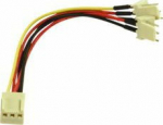 Wentronic Goobay 3-pin - 3-pin x2, 0.22m, Multicoloured (93880)