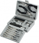 Logilink | Tool Set, 25pcs | Incl. transport boxThe set includes6x micro screwdrivers1x micro cutter1x mini telephone plier1x bit screwdriver with extension10x bits (PH1, PH2, PZ1, PZ2, PZ5, PZ6, T10, T15, T20, adaptor)4x socket wrench (5mm, 6mm, 8mm ...