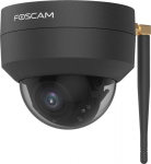 Foscam D4Z - IP-Sicherheitskamera - Innen & Outside - Verkabelt & Kabellos - ceiling - Schwarz - Gl&uuml;hbirne