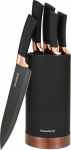 Klausberg KITCHEN KNIFE SET W BLOCK 5 EL. KLAUSBERG KB-7614